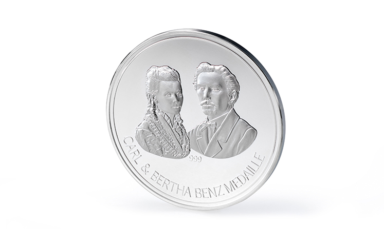 Medal Carl und Bertha Benz