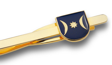 Tie clip with emblem