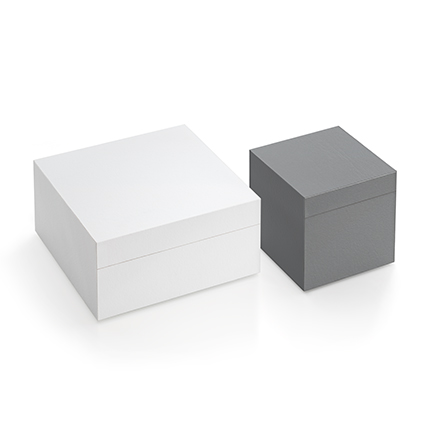 MDF Boxes in White and Grey