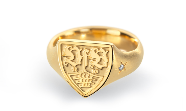 VfB Stuttgart Ring in Gold