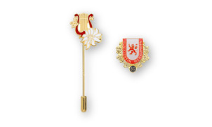 Club badges, club pins and award pins for music societies