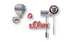 Pins & Anstecknadeln aus Metall - B.H. Mayer's IdentitySign GmbH -  IdentitySign