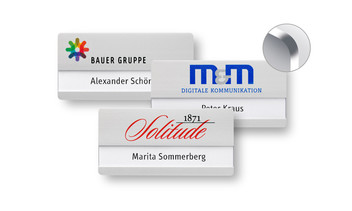 Namensschilder für Selbstbeschriftungsbögen - B.H. Mayer's IdentitySign  GmbH - IdentitySign