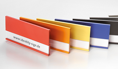 Name Badges with Anodised Colours
