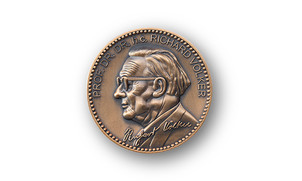 Medal with portrait representation