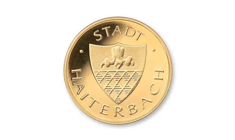 Individuelle Bürgermedaille in Gold