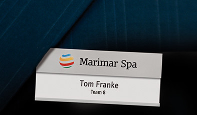 Name Badge with an Additional Line