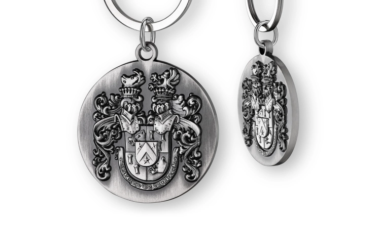 Schlüsselanhänger mit Wappen 