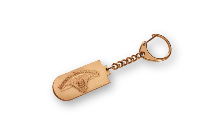 Key rings as embossing