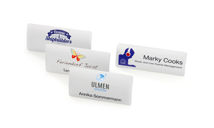 Name badges with magnet