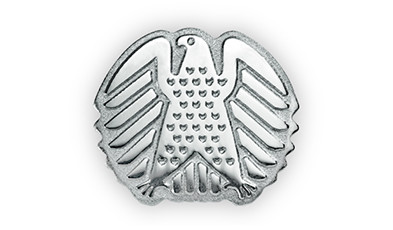 Pins badges for the German Bundestag