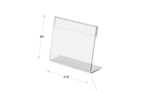 Espositori da tavolo in vetro acrilico, 110 x 85 mm
